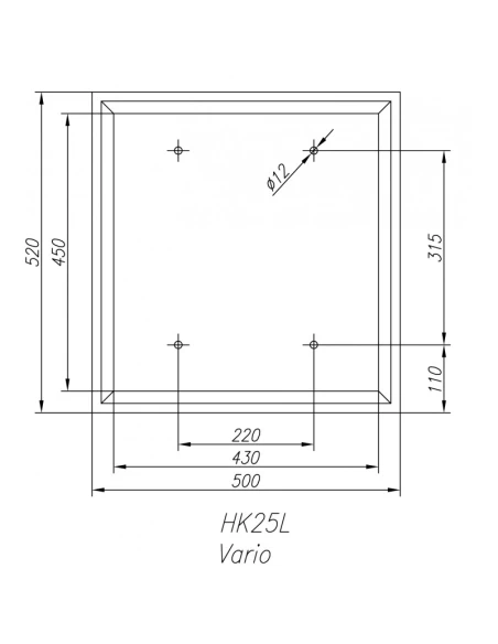 Základna pro frézku/vrtací stroj HK-25