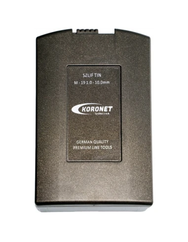 Sada kobaltových vrtáků 1-10 HSSE TiN 19ks