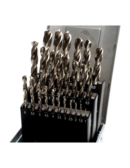 Sada kobaltových vrtáků 1-10 HSSCo 19ks