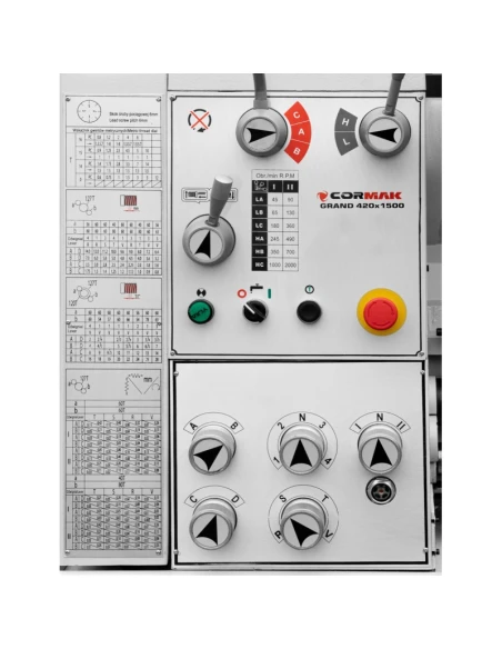 Univerzální soustruh CORMAK GRAND 420x1500 + nože + otáčky vřetena.