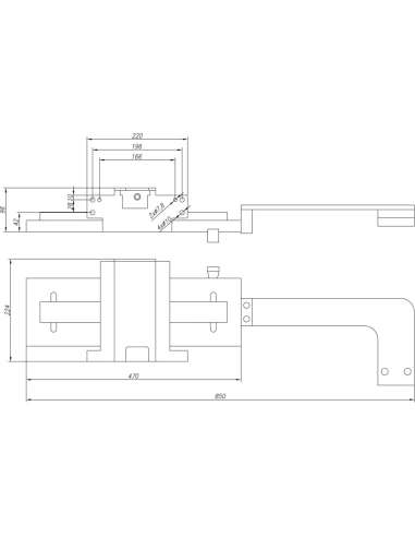 Kuželové pravítko pro soustružení