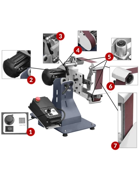 Pásová bruska CORMAK STU50