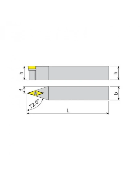 Soustružnický nůž SVVBN 2525 M16