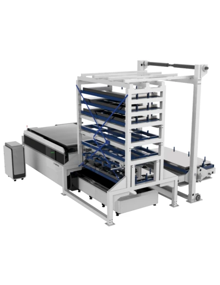 Vláknový laser FIBER LF3015GALW s automatickým ukládáním materiálu