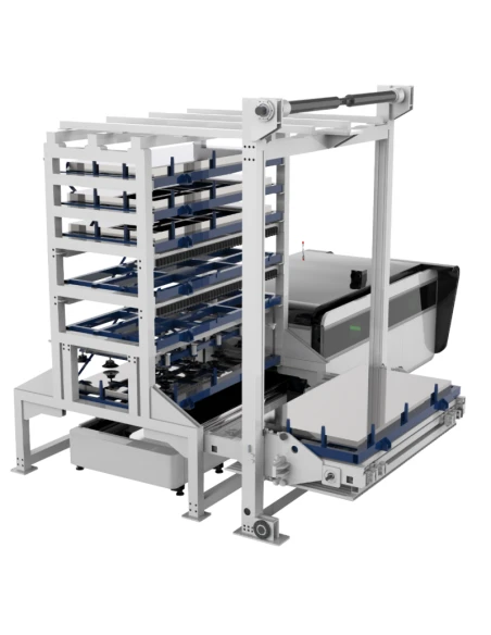 Vláknový laser FIBER LF3015GALW s automatickým ukládáním materiálu