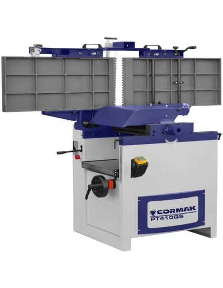 Hrubý hoblík CORMAK PT410QS se spirálovou hřídelí + odsávání FM300 + hadice 3 mb