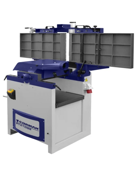 Hrubý hoblík CORMAK PT410QS se spirálovou hřídelí + odsávání FM300 + hadice 3 mb