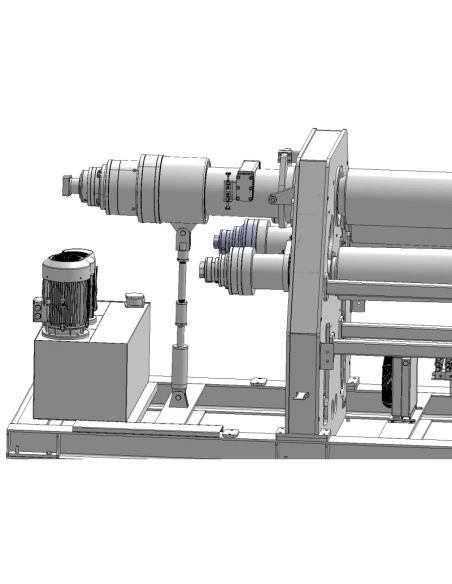 3válcový hydraulický válcovací stroj CORMAK RMH 2550x280