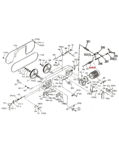 Pružina pro pásovou pilu G5025