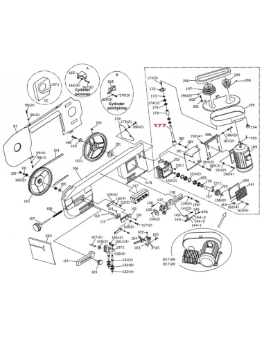 Šnek pro pásovou pilu BS712N