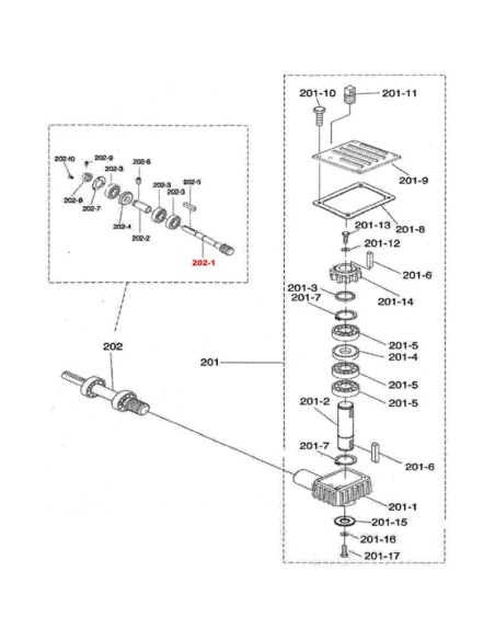 Šnek pro pásovou pilu BS712SW