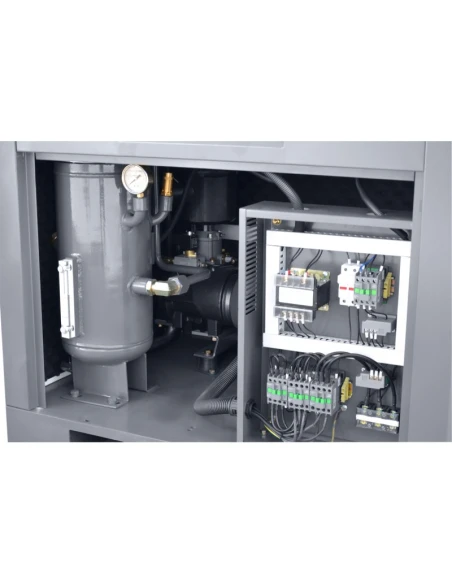 Sada kompresoru THEOR 30 s invertorem - 22kW - 3200 l/min. + odvlhčovač IZBERG N30S + 500l vertikální válec