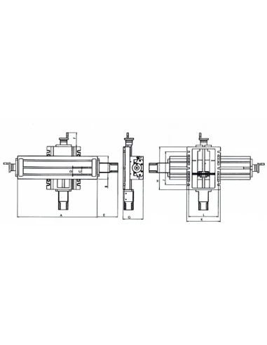 Příčný stůl 730X210mm
