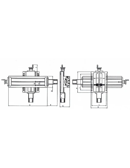 Příčný stůl 730X210mm