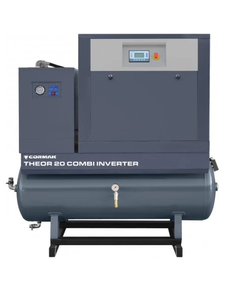Sada THEOR 20 COMBI-500 s invertorem - 15kW - 2000 l/min. - Šroubový kompresor THEOR 20 + odvlhčovač N20S + láhev 500 l.