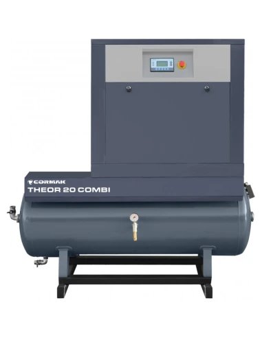 Sada THEOR 20 COMBI-500 - 15kW - 2000 l/min. - Šroubový kompresor THEOR 20 + 500 l láhev