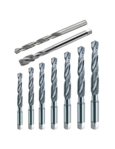Sada pro vrtání a závitování M3-M12 HSS + vrták...