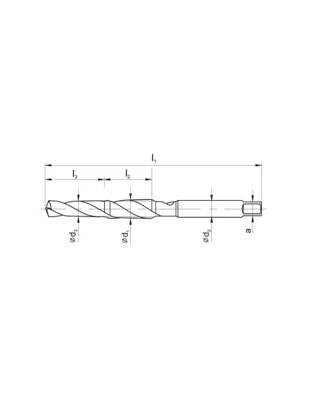 Sada pro vrtání a závitování M3-M12 HSS + vrták + závitník
