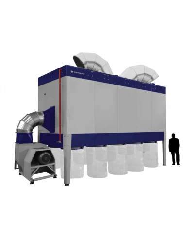 Průmyslové odsávání třísek a pilin Vibra Motor...