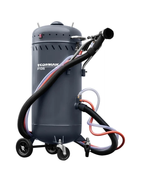 Mobilní sifonový pískovač s vysavačem P105