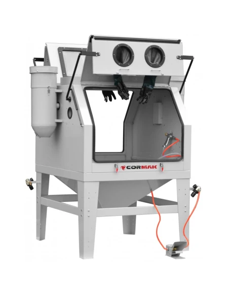 Kabinový pískovač 1200 L - oboustranný KDP1200 + 2x odsávání DC15