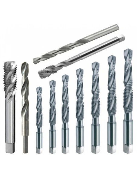 Sada vrtáků M3-M12 HSS + vrtáky + závitníky