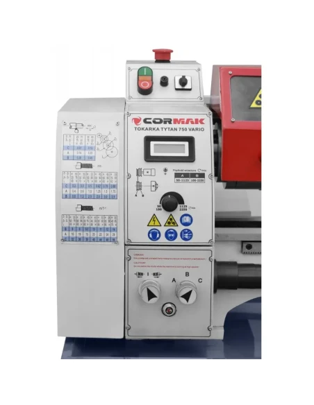 Univerzální konvenční soustruh CORMAK TYTAN 250x750 Vario 230V