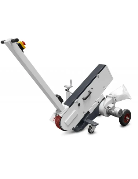 Pásová bruska na kov, plechy, svary, spoje, podlahy CORMAK PSM75DC s odsáváním