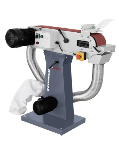 Pásová bruska na kov CORMAK BS150-200 s odsáváním