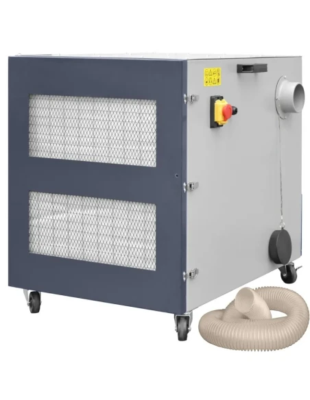 Průmyslová dvoukotoučová bruska CORMAK M300S se stojanem a odsáváním kovových třísek, pilin MDC1500 400V