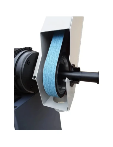 Průmyslová stolní dvoukotoučová bruska leštička...