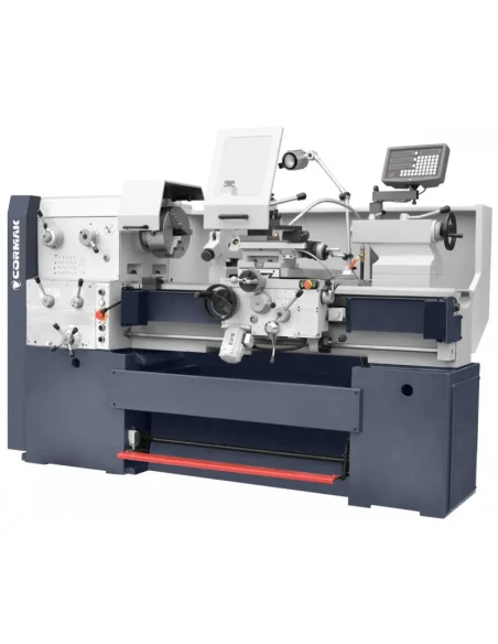 Univerzální konvenční soustruh CORMAK 500 x 1500 / 80 + nože + otočný hrot.