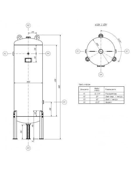 Sada kompresoru LUFT 400 - 3,0 kW - 380 l/min. 230 V + Vertikální nádrž 270 l