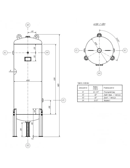 Sada Kompresor LUFT 700 - 5,5 kW - 650 L/min. + Sušička IZBERG N10S + Vertikální nádoba 270 L