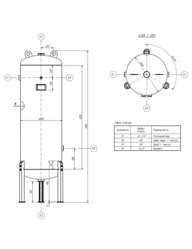 Tlaková nádoba na stlačený vzduch pro kompresor...