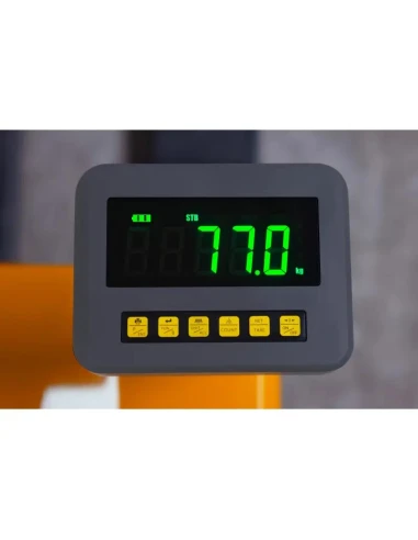 Elektrický paletový vozík s elektronickou váhou...