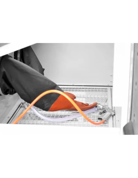 Kabina pískovačka 220L - horní otevírání KDP220TOP + odsávání DC23