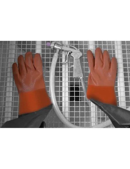 Kabina pískovačka 220L - horní otevírání KDP220TOP + odsávání DC23