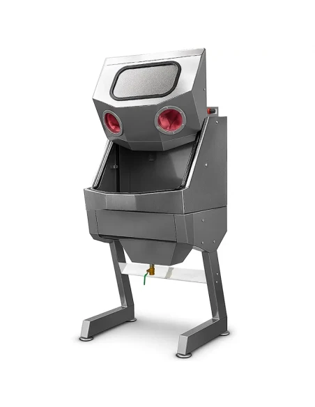 Vodní kabinová pískovačka z nerezové oceli INOX KDPM190