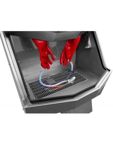 Vodní kabinová pískovačka z nerezové oceli INOX...