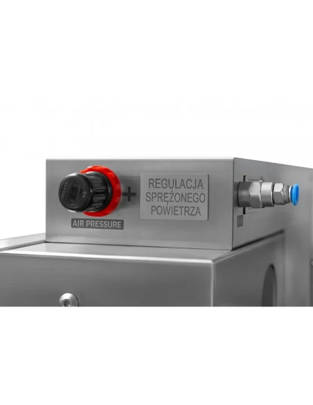 Vodní kabinová pískovačka z nerezové oceli INOX KDPM190