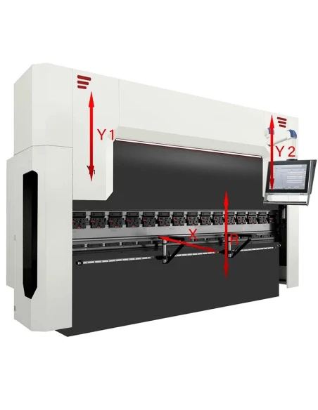 Hydraulický ohraňovací lis CORMAK CNC ULTIMATE 4+1 300×6000 DA-53TX