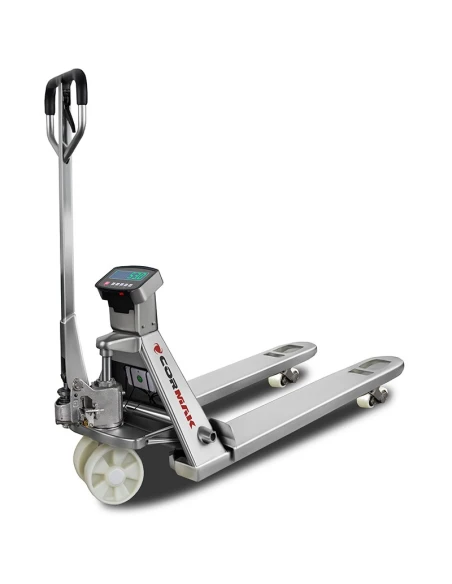 Wózek paletowy ze stali nierdzewnej z wagą elektroniczną SP2000-304 2000kg