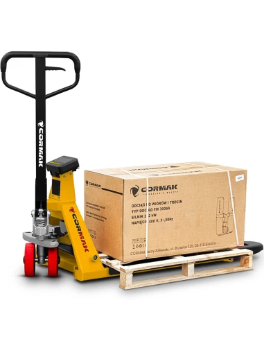 Paletový vozík s elektronickou váhou CORMAK SP2500 SUPER