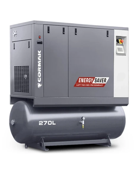 Šroubový kompresor CORMAK LUFT 700 VSD+PM se sušičkou