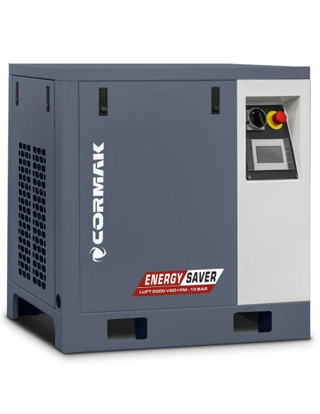 Šroubový kompresor CORMAK LUFT 2000 VSD+PM - 13 BAR - 2000 L/min. 15kW - 400V