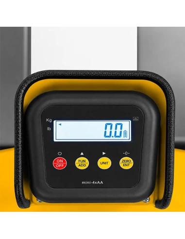 Paletový vozík s elektronickou váhou CORMAK...