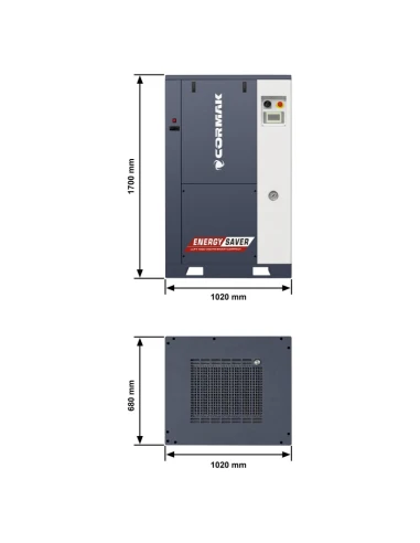Šroubový kompresor CORMAK LUFT 1000 VSD+PM se sušičkou