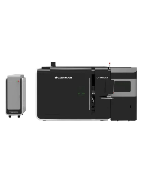 Vláknový laser s nástavcem pro řezání trubek a profilů FIBER LF3015GAR