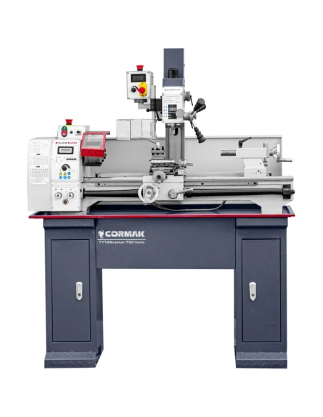 Soustruh/frézka CORMAK TYTAN Center 750 Vario + nože + otáčkový kloub.